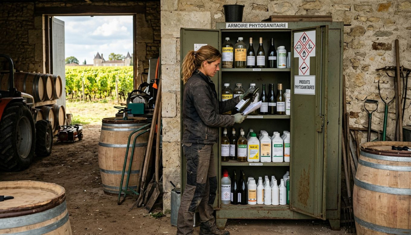 Armoire phytosanitaire : l’atout méconnu des vignerons à Bordeaux