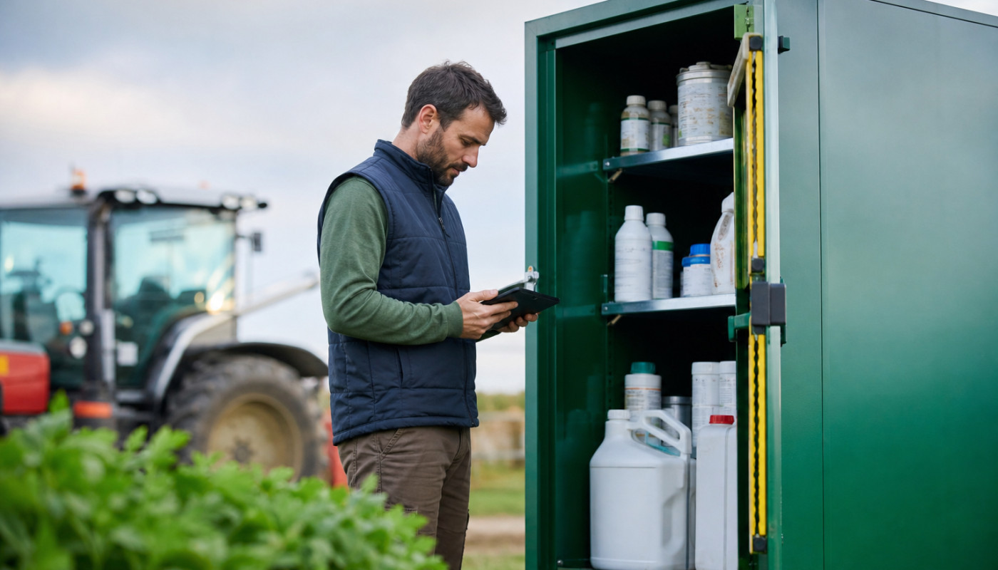 Armoire phytosanitaire : le nouveau défi écologique des agriculteurs connectés