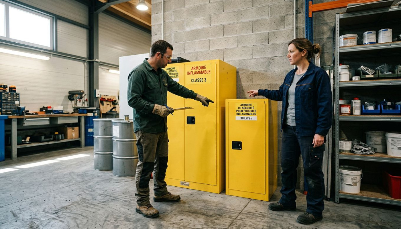 Choisir une armoire inflammable adaptée à vos besoins de sécurité