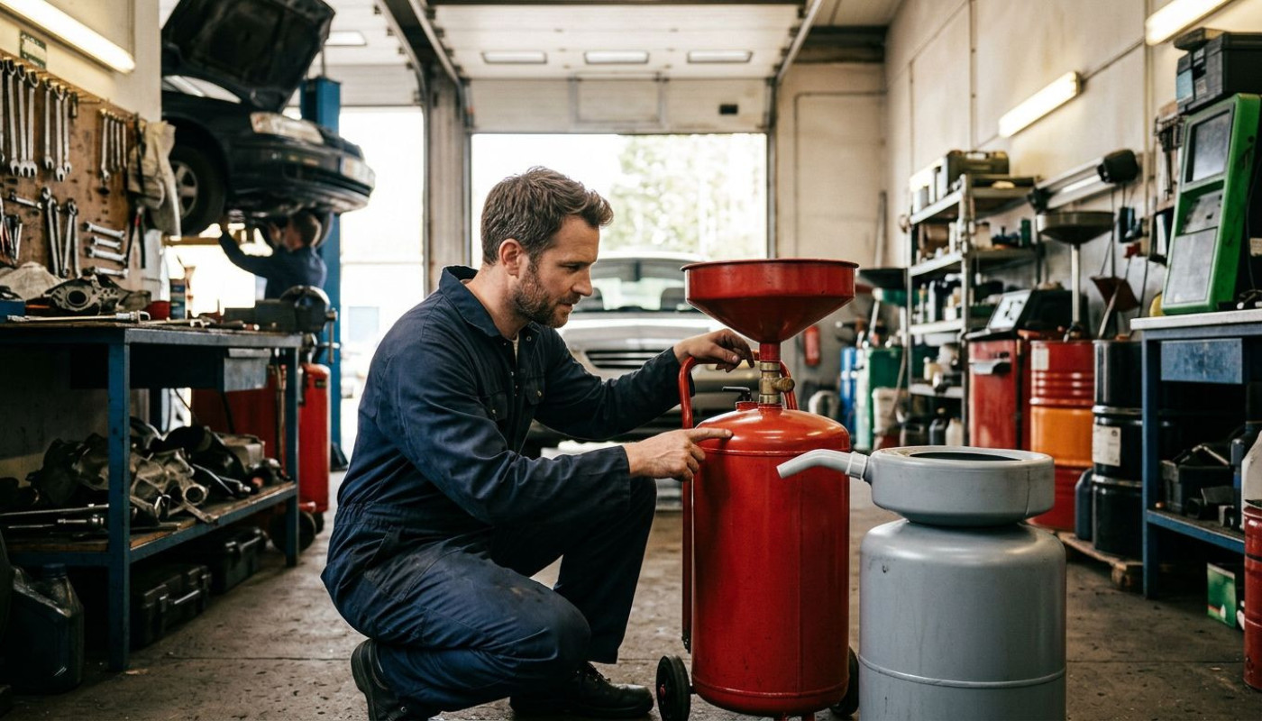 Comment choisir la meilleure cuve à huile de vidange pour votre atelier ?
