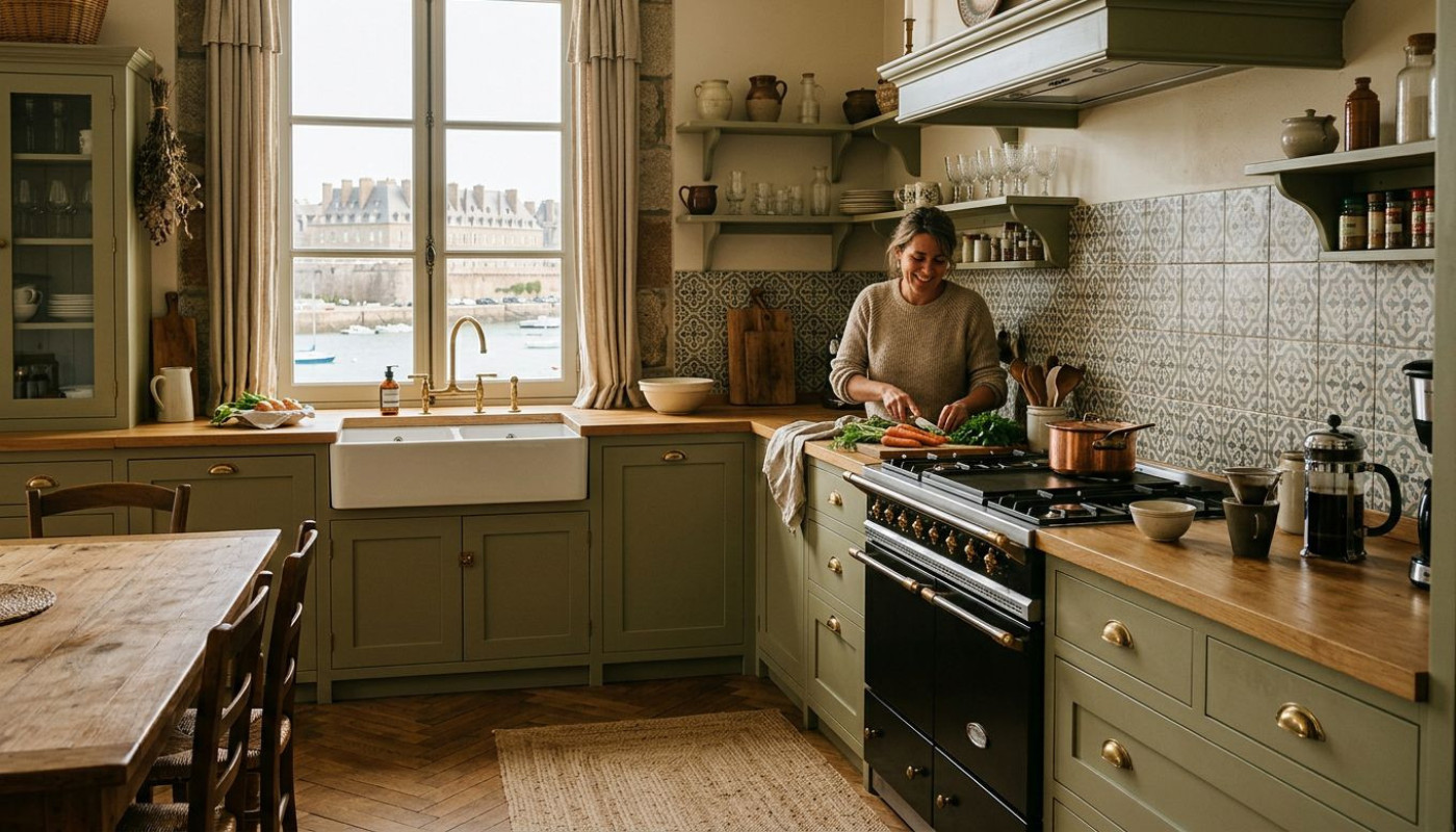 Cuisiniste saint malo, retour des cuisines vintage revues au goût du jour