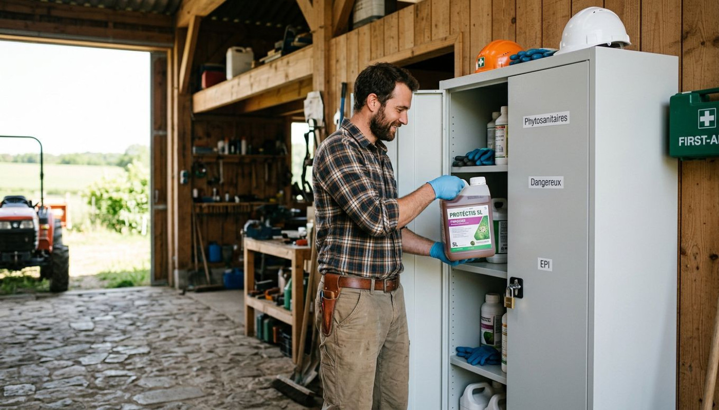 De l’usine à la ferme, l’armoire phytosanitaire réinvente la prévention des risques