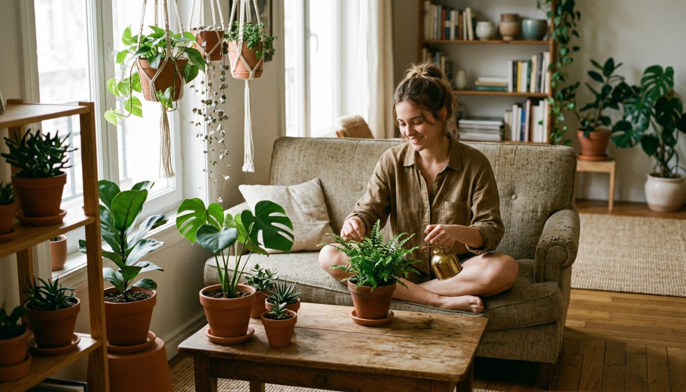 Le végétal prend racine chez soi : l’art d’aménager avec des plantes