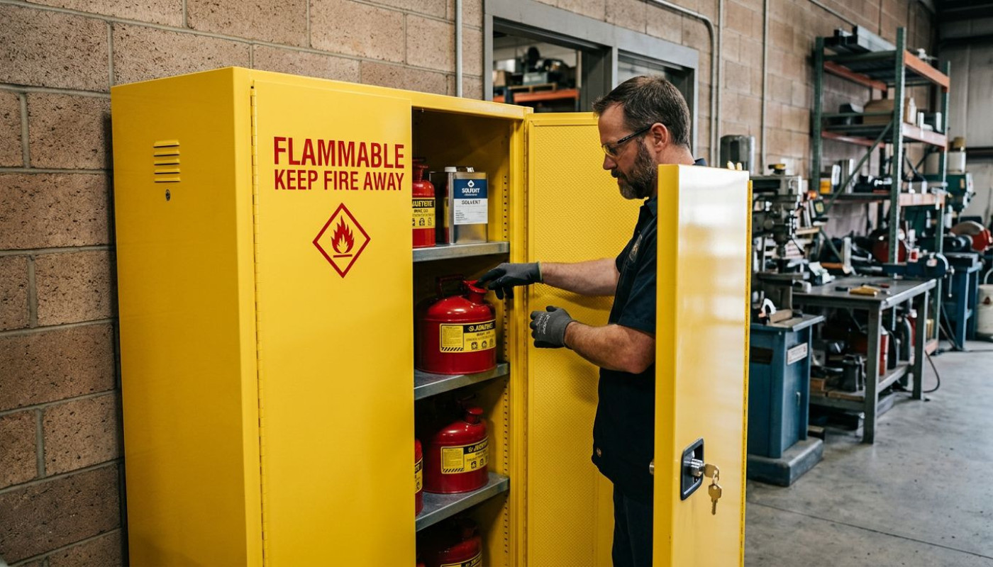 Quels matériaux choisir pour une armoire inflammable sécurisée ?