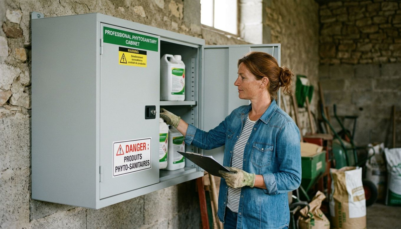 Sécurisez vos récoltes : l’armoire phytosanitaire révolutionne la gestion agricole